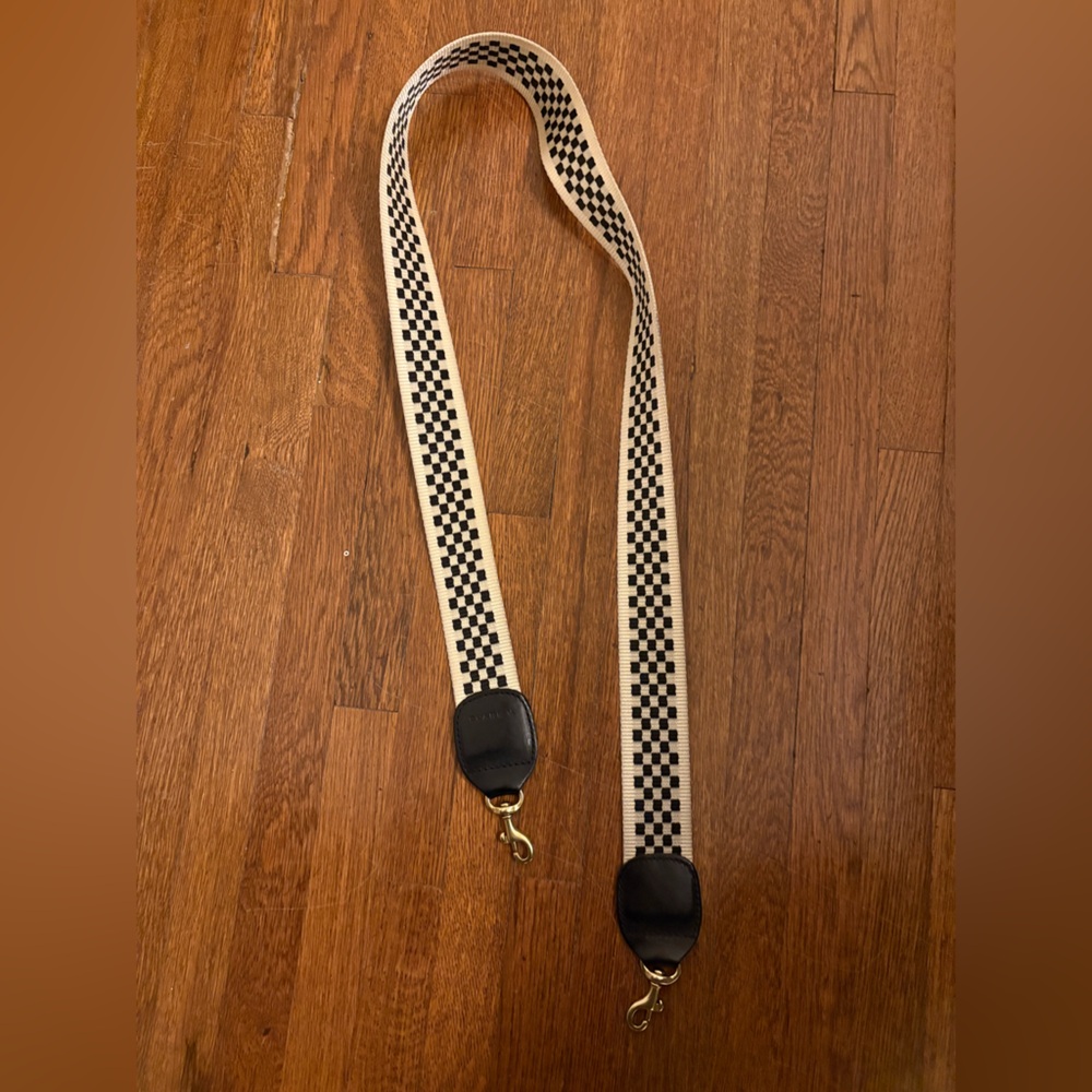 Clare V checkered strap